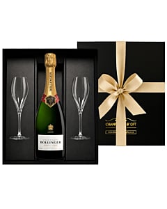 Bollinger Champagne & Flutes Gift Box
