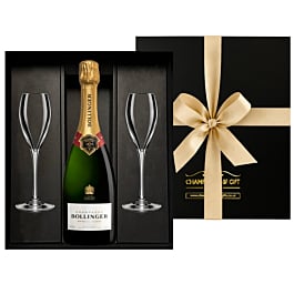 Bollinger Special Cuvee Champagne & Engraved Flutes Gift Set
