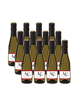 Twelve Bottle Personalised Miniature Prosecco Branded With Logo