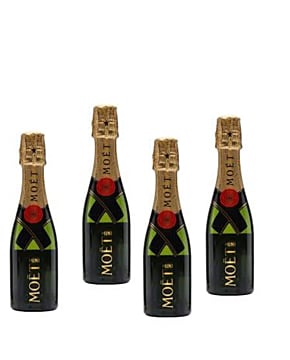 4 x Miniature Moet & Chandon Champagne