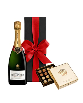 Bollinger Special Cuvée in Black Box - With Willie's Cacao Sea Salt Caramel Truffles (Medium)
