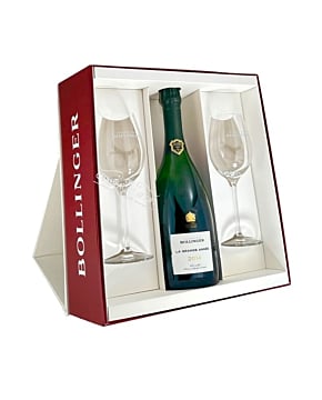 Bollinger La Grande Annee 2015 Champagne - With 2 Bollinger Flutes and Gift Box