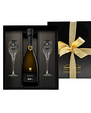 Bollinger PN TX20 Champagne & Flutes Gift Set