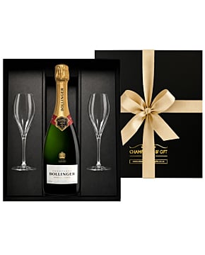 Bollinger Champagne & Flutes Gift Box