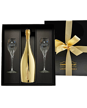 Bottega Gold Prosecco & Flutes Gift Set