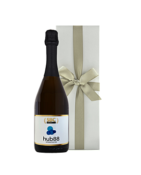 Corporate Branded Classic Prosecco in White Gift Box