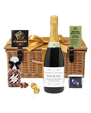 Personalised Champagne, Caviar & Chocolate Hamper