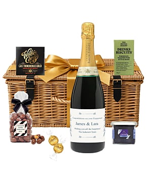 Personalised Champagne, Caviar & Chocolate Hamper