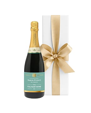 Corporate Branded Champagne Classic Cuveé - In White Gift Box