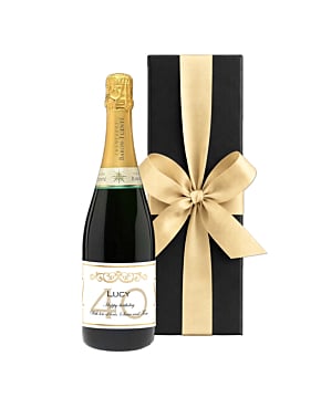 Personalised Classic Cuvée Champagne - In Black Gift Box
