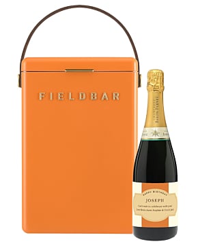 Personalised Champagne & Fieldbar Cooler Gift Set - Orchard Orange