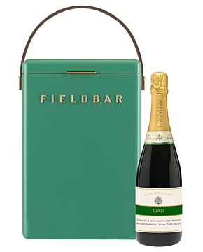 Personalised Champagne & Fieldbar Cooler Gift Set - Parisian Green