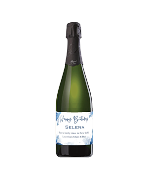 Personalised Champagne Blanc de Blancs