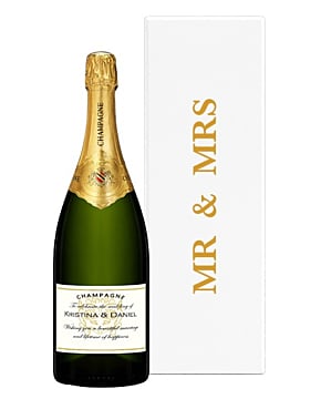 Mr & Mrs Grande Réserve Champagne Magnum Wedding Gift