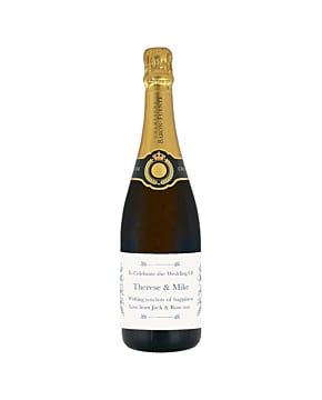 Grande Reserve Champagne Brut, a personalised bottle with Congratulations on your Engagement label