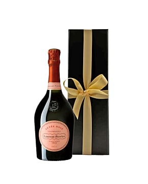 Laurent Perrier Rosé Champagne - in luxury black presentation box