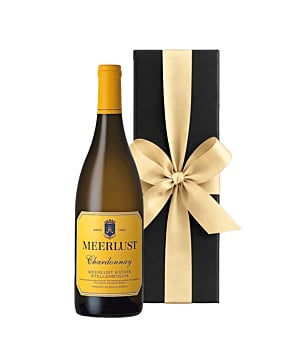 Meerlust Chardonnay Wine Gift - In Black Gift Box