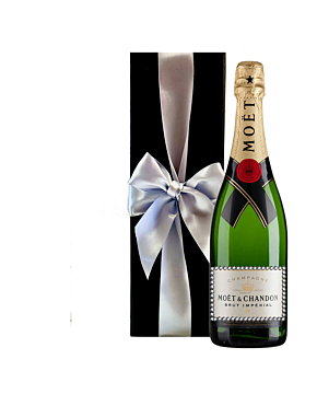 "Elegance Sparkle" Moet Brut Imperial Champagne - Adorned With Crystal Gems - Exclusive To Champagne & Gift Company