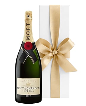 Moet Brut Imperial Champagne Magnum 150cl in White Presentation Box