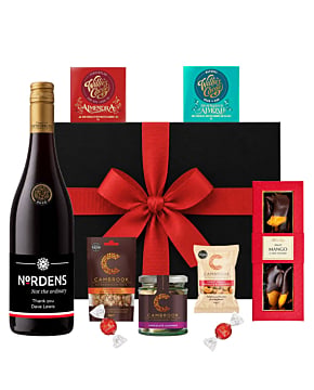 "Nuts For You" Luxury Christmas Hamper - Cabernet Sauvignon, Luxury Nuts & Chocolate Goodies