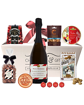 "Christmas Wish" Prosecco & Chocolate Treats Hamper - Corporate Gift Idea