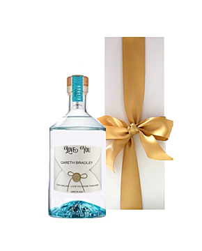 Personalised Volcan Blanco Tequila - Presented In White Gift Box