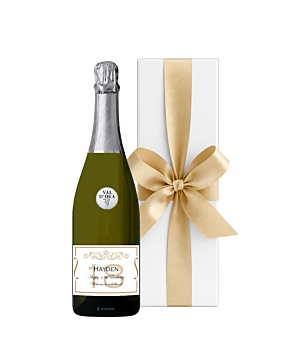 Personalised Prosecco Prestige Prosecco D.O.C. - In White Presentation Box