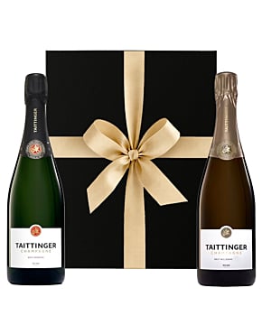 Taittinger Duo – Brut Reserve & Vintage 2016 Champagne In Black Gift Box
