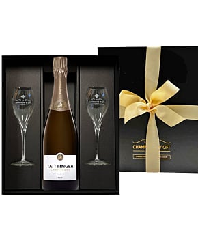 TAITTINGER Vintage 2016 Champagne & Flutes Gift Box