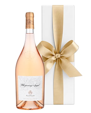 Personalised Whispering Angel Rosé Magnum - In White Gift Box