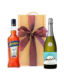 Personalised Christmas Prosecco & Aperol Spritz Gift Set