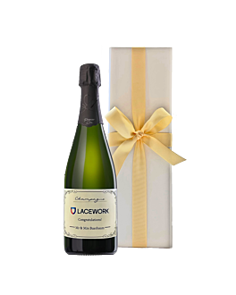 Personalised Champagne Premier Cru - in White Presentation Box
