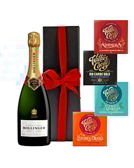 Bollinger Special Cuvee in Black Box - With 4 x Artisan Chocolate Bars