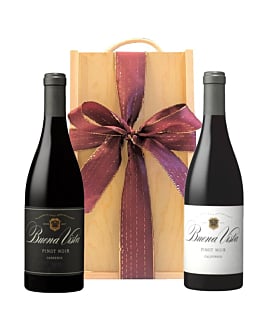 Buena Vista Pinot Noir Duo In Wooden Gift Box - Carneros Pinot Noir - California Pinot Noir 