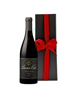 Buena Vista Carneros Pinot Noir - In Black Gift Box. Top red wine gift from California. A superb wine gift for any special occasion