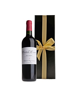 Personalised Chateau Cissac Haut Medoc, Cru Bourgeois in Black Presentation Box