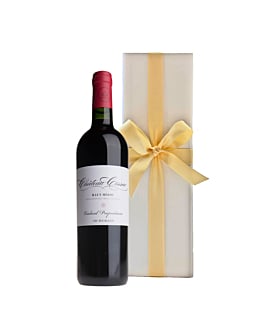 Personalised Chateau Cissac Haut Medoc, Cru Bourgeois in White Presentation Box