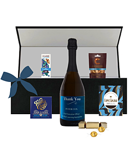 Corporate Thank You Prosecco Gift Box - with Chocolate Goodies & Savoury Treats