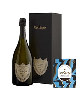 Dom Pérignon Champagne - 2015 Vintage in Gift Box - With Maldon Sea Salt Chocolate Bar