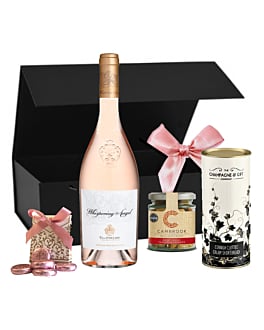 "En Provence" Whispering Angel Hamper - With Cream Fondants, Shortbread Biscuits & Baked Sweet Chilli Nuts