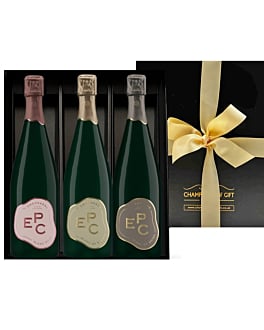 EPC Luxury Champagne Collection in Black Gift Box - Blanc de Blancs, Blancs de Noir & Rose