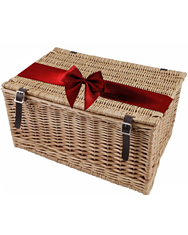 Create A Luxury Corporate Hamper - Extra Large Classic Wicker For up to 20 items - (4 bottles Max)