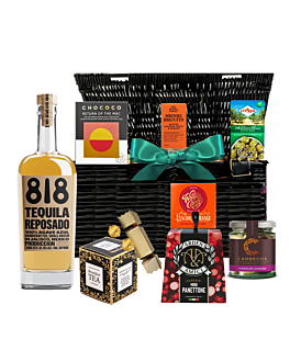 "Fulham" Christmas Tequila Hamper - 818 Anejo Reposado Tequila & Yuletide Treats