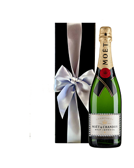 "Elegance Sparkle" Moet Brut Imperial Champagne - Adorned With Crystal Gems - Exclusive To Champagne & Gift Company