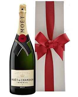 Moet Brut Imperial Champagne Magnum 150cl in White Presentation Box