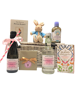 "Congratulations" Personalised New Baby Gift Hamper - Full of Delightful Treats