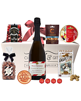 "Christmas Wish" Prosecco & Chocolate Treats Hamper - Corporate Gift Idea