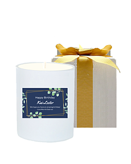  Personalised Scented Candle in Gift Box - Happy Birthday Gift 