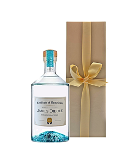 Personalised Volcan Blanco Tequila - In Gold Gift Box
