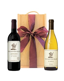 Stag's Leap Napa Valley Duo - ARTEMIS Cabernet Sauvignon & KARIA Chardonnay - In Wooden Gift Box